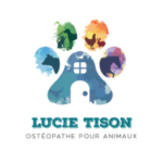 Logo Lucie Tison Ostéopathe animaux Bayeux Calvados Manche